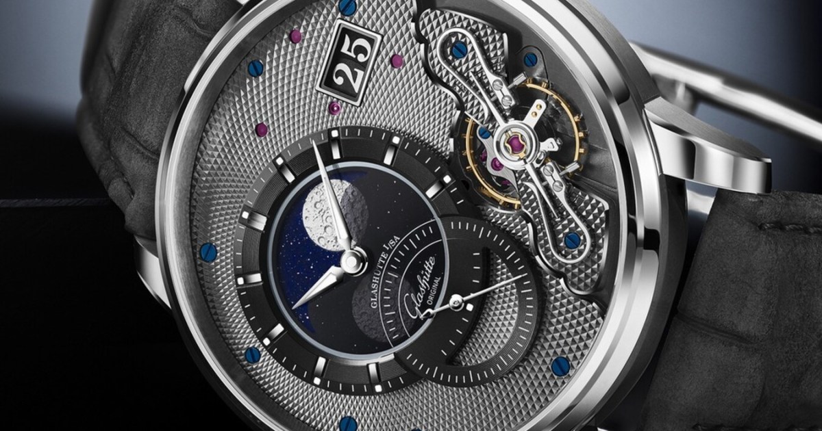 You’ll love the brand new Glashütte Authentic PanoLunarInverse watch